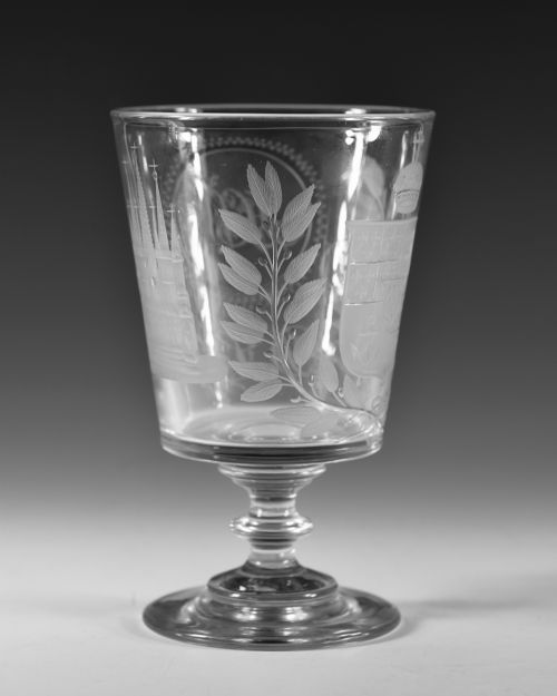 RUMMER ENGRAVED LICHFIELD CATHEDRAL C1830 - ADDITIONAL PHOTO 4