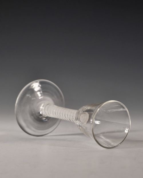 WINE GLASS OPAQUE TWIST ENGLISH C1765 - ADDITIONAL PHOTO 3