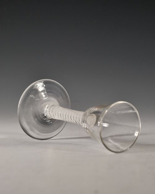 WINE GLASS OPAQUE TWIST ENGLISH C1765 - ADDITIONAL PHOTO 4