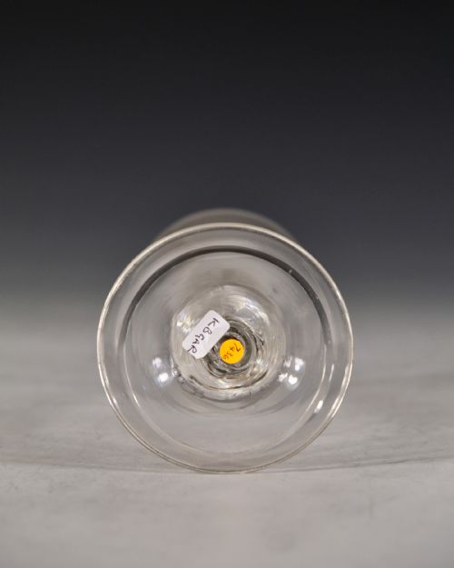 ANTIQUE WINE GLASS AIR TWIST ENGLISH C1755 - ADDITIONAL PHOTO 5