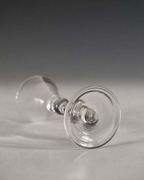 ANTIQUE WINE GLASS BALUSTROID ENGLISH C173540 - ADDITIONAL PHOTO 2