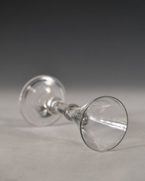 ANTIQUE WINE GLASS BALUSTROID ENGLISH C173540 - ADDITIONAL PHOTO 3