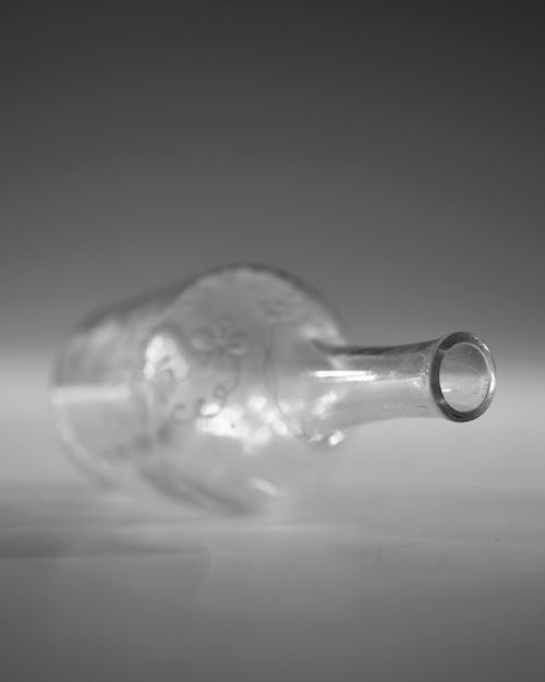 ANTIQUE CONDIMENT BOTTLE VINEGAR ENGLISH C1765 - ADDITIONAL PHOTO 5