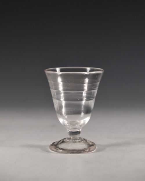 ANTIQUE GLASS BEAKER LYNN ENGLISH C1760 - ADDITIONAL PHOTO 1