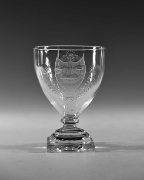 ANTIQUE GLASS RUMMER ENGLISH C1800 - ADDITIONAL PHOTO 1