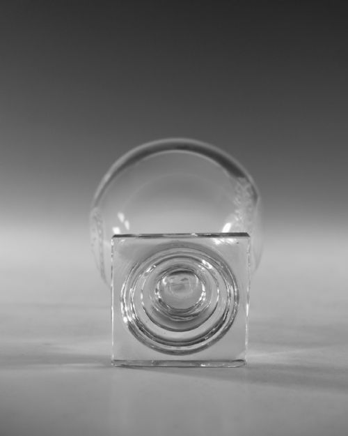 ANTIQUE GLASS RUMMER ENGLISH C1800 - ADDITIONAL PHOTO 5