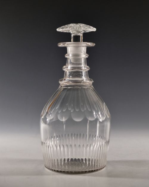 ANTIQUE DECANTER ENGLISH C1830 - ADDITIONAL PHOTO 1