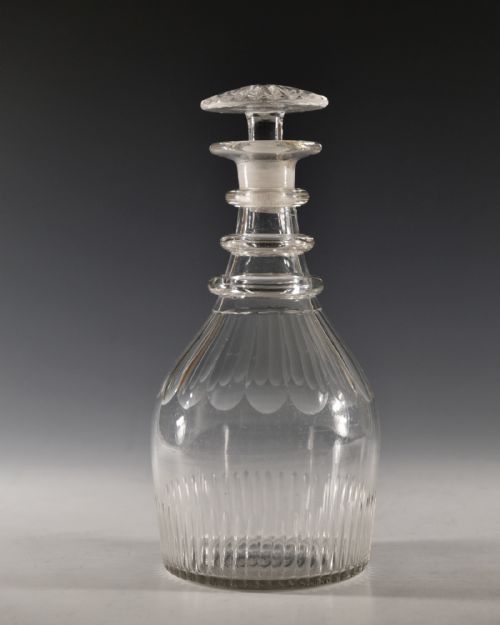 ANTIQUE DECANTER ENGLISH C1830 - ADDITIONAL PHOTO 1