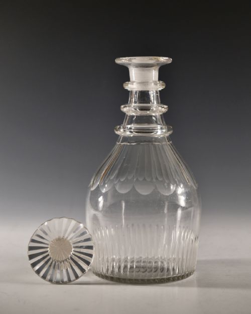 ANTIQUE DECANTER ENGLISH C1830 - ADDITIONAL PHOTO 2