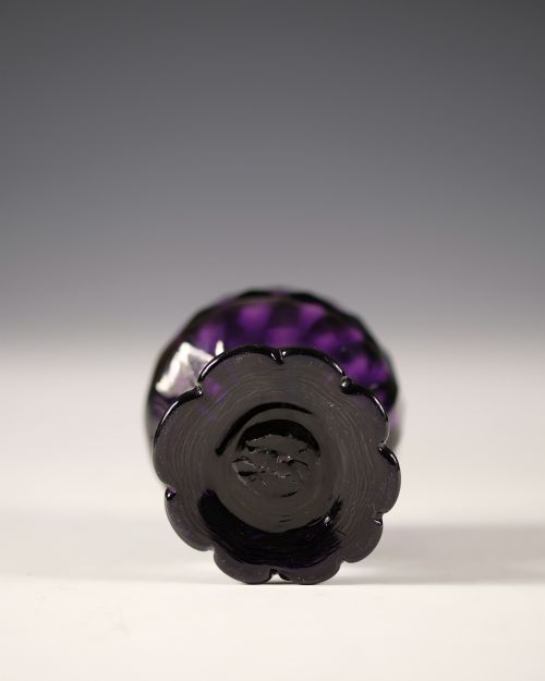 AMETHYST BONNET GLASS ENGLISH C1780 - ADDITIONAL PHOTO 5