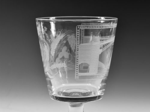 ANTIQUE RUMMER ENGRAVED SUNDERLAND BRIDGE C1820 - ADDITIONAL PHOTO 15