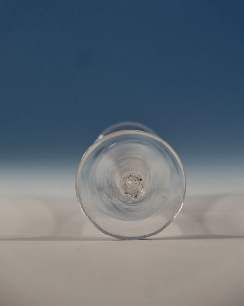 ANTIQUE WINE GLASS OPAQUE TWIST ENGLISH C1765 - ADDITIONAL PHOTO 4