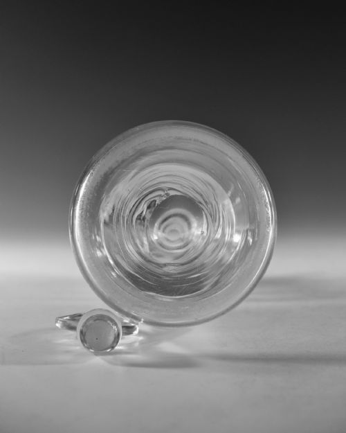 ANTIQUE GLASS DECANTER ENGLISH C1820 - ADDITIONAL PHOTO 4