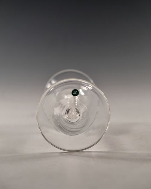 ANTIQUE GLASS MIXED TWIST WINE GLASS ENGLISH C1760 - ADDITIONAL PHOTO 5