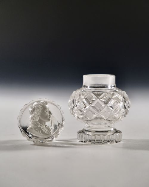 ANTIQUE GLASS SCENT BOTTLE SULPHIDE C1830 - ADDITIONAL PHOTO 2
