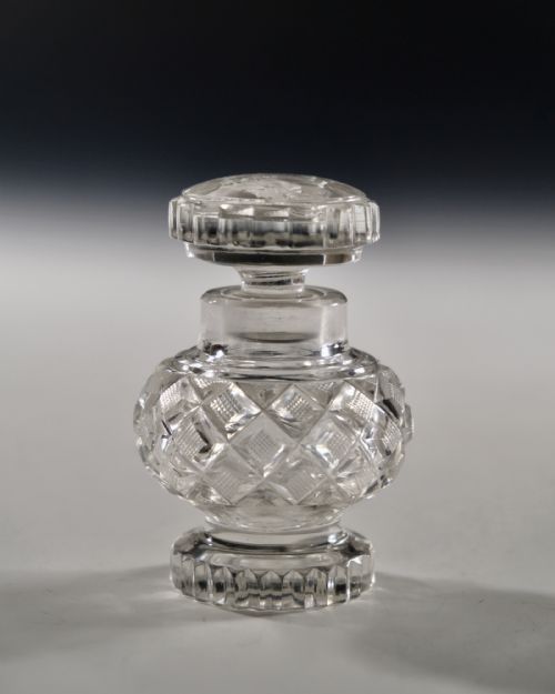 ANTIQUE GLASS SCENT BOTTLE SULPHIDE C1830 - ADDITIONAL PHOTO 9