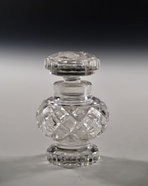 ANTIQUE GLASS SCENT BOTTLE SULPHIDE C1830 - ADDITIONAL PHOTO 11