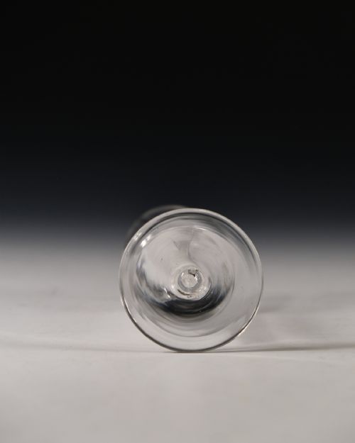 DOUBLE SERIES OPAQUE TWIST WINE GLASS ENGLISH C1765BOWL DIA 58CM FOOT DIA 7 CM CONDITION VERY GOOD WITH NO CHIPS CRACKS OR EVIDENCE OF RESTORATIONANTIQUE GLASS OPAQUE TWIST WINE GLASS ENGLISH C1765 - ADDITIONAL PHOTO 4