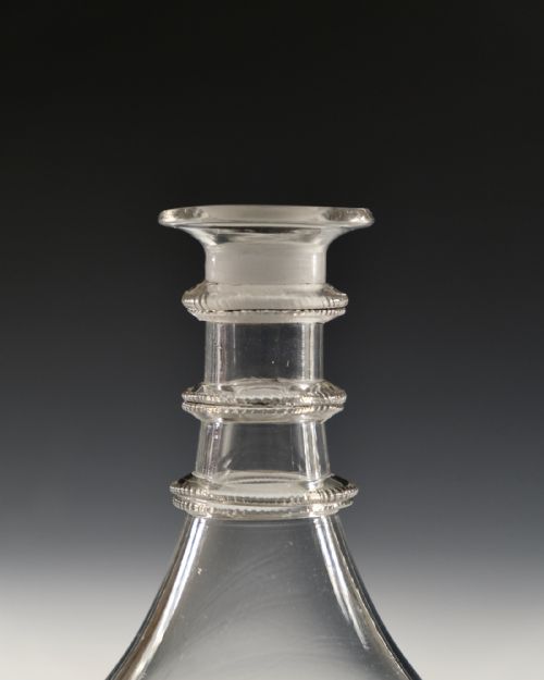 ANTIQUE GLASS DECANTER CORK GLASS CO 1783 1818 - ADDITIONAL PHOTO 3