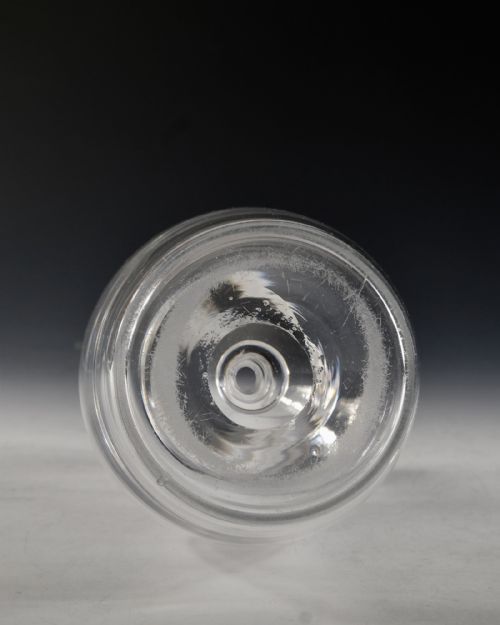 ANTIQUE GLASS PLAIN THREE RING DECANTER ENGLISH C1820 - ADDITIONAL PHOTO 7