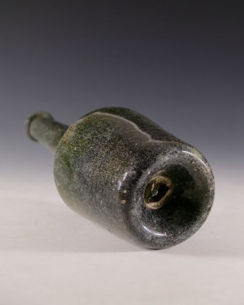 ANTIQUE GLASS CALVADOS BOTTLE C1760 - ADDITIONAL PHOTO 6