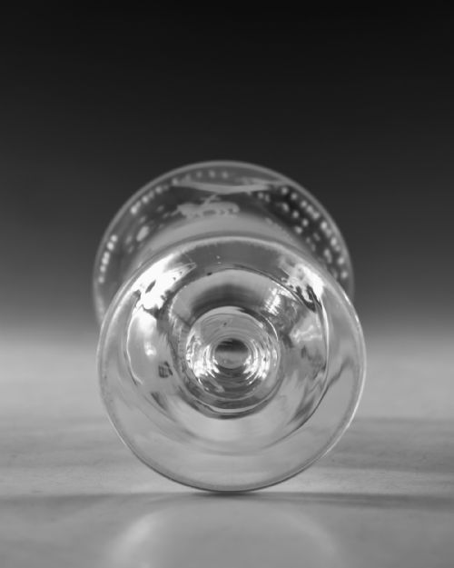 ANTIQUE GLASS ODD FELLOWS RUMMER ENGLISH 1837 - ADDITIONAL PHOTO 7