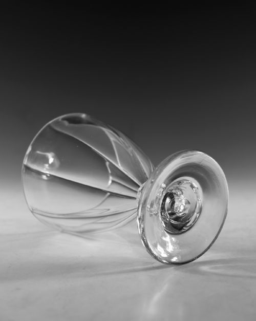 ANTIQUE GLASS RUMMER C1790 - ADDITIONAL PHOTO 2
