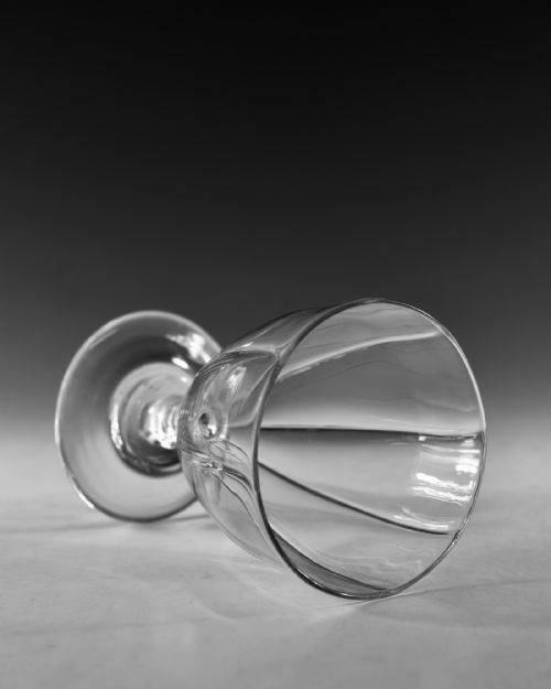 ANTIQUE GLASS RUMMER C1790 - ADDITIONAL PHOTO 4