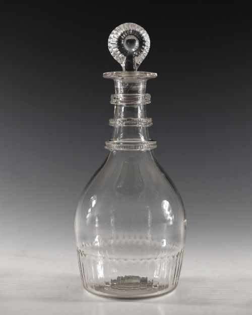 ANTIQUE GLASS DECANTER IRISH C1810 - ADDITIONAL PHOTO 2