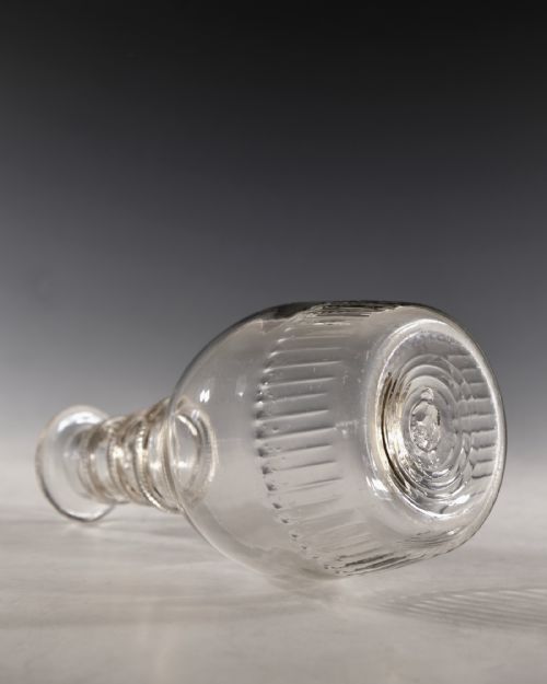 ANTIQUE GLASS DECANTER IRISH C1810 - ADDITIONAL PHOTO 4
