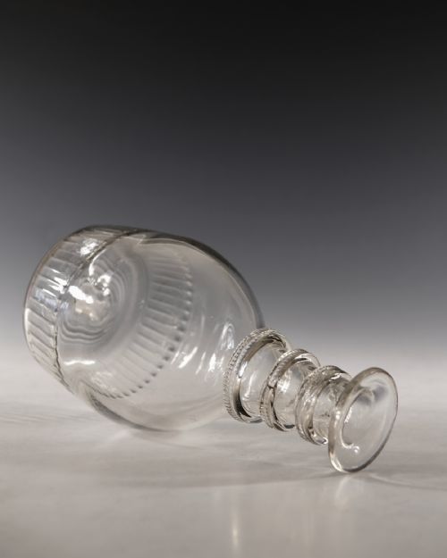 ANTIQUE GLASS DECANTER IRISH C1810 - ADDITIONAL PHOTO 5