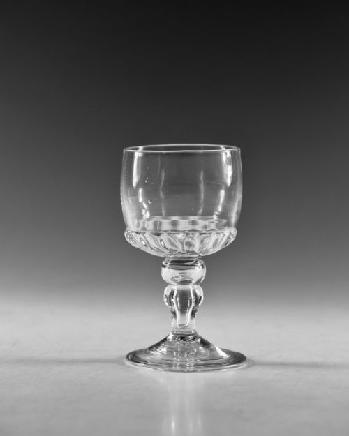 ANTIQUE GLASS MEAD GLASS ENGLISH C1700 - ADDITIONAL PHOTO 1
