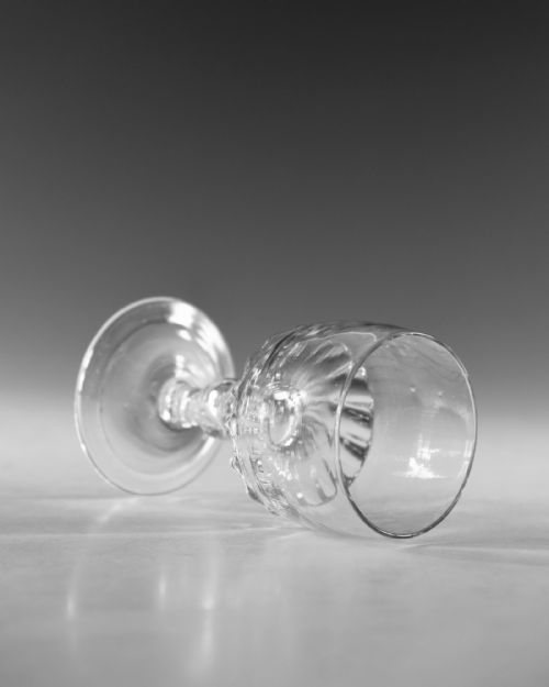 ANTIQUE GLASS MEAD GLASS ENGLISH C1700 - ADDITIONAL PHOTO 3