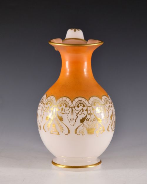 ANTIQUE GLASS GILDED JUG RICHARDSONS C1850 - ADDITIONAL PHOTO 2