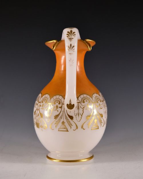 ANTIQUE GLASS GILDED JUG RICHARDSONS C1850 - ADDITIONAL PHOTO 4