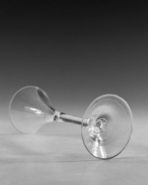 ANTIQUE GLASS TOASTING GLASS ENGLISH C1770 - ADDITIONAL PHOTO 2