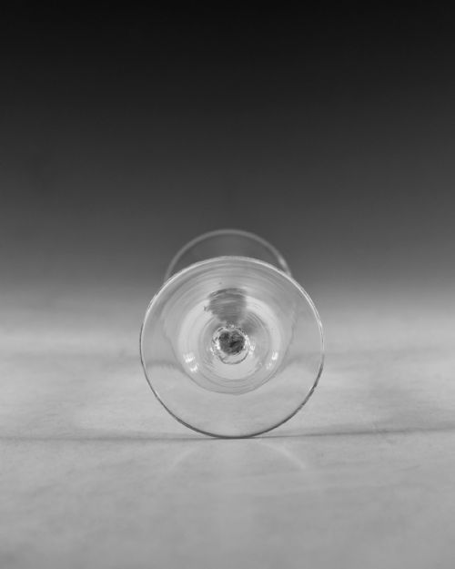 ANTIQUE GLASS TOASTING GLASS ENGLISH C1770 - ADDITIONAL PHOTO 4