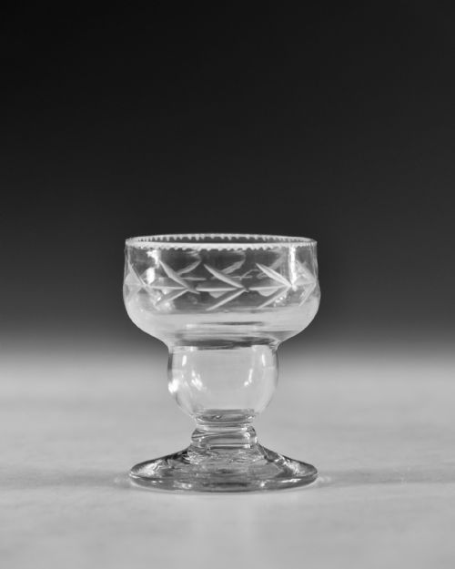 ANTIQUE GLASS BONNET GLASS ENGLISH C1780 - ADDITIONAL PHOTO 2