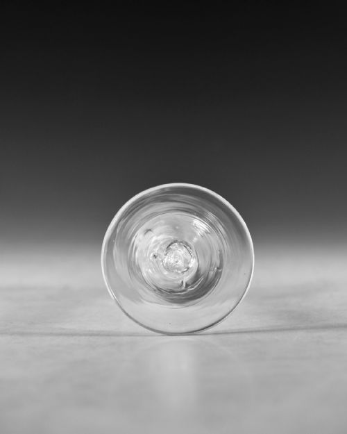 ANTIQUE GLASS MERCURY TWIST WINE GLASS ENGLISH C1755 - ADDITIONAL PHOTO 10