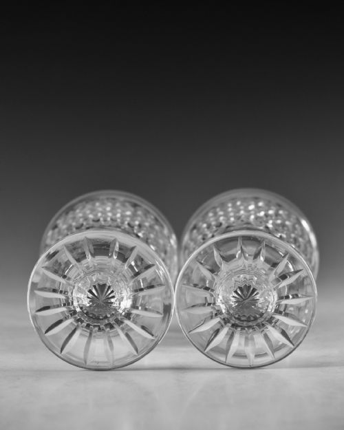 ANTIQUE GLASS PAIR OF RUMMERS C1820 - ADDITIONAL PHOTO 7