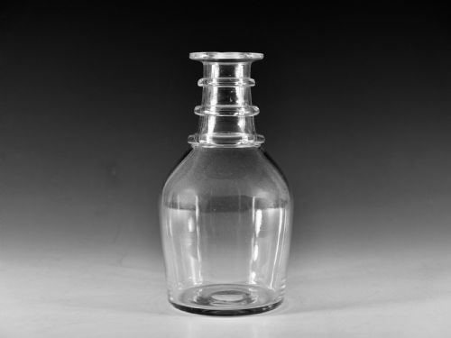 ANTIQUE GLASS CARAFE ENGLISH C1820 - ADDITIONAL PHOTO 2