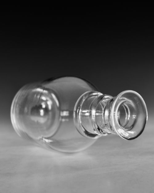 ANTIQUE GLASS CARAFE ENGLISH C1820 - ADDITIONAL PHOTO 4