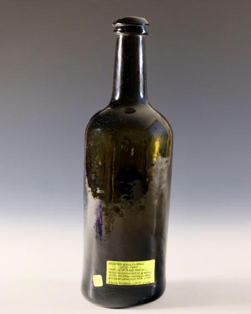 ANTIQUE GLASS SEALED WINE BOTTLE RHC 1815 - ADDITIONAL PHOTO 2