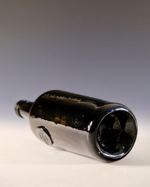 ANTIQUE GLASS SEALED WINE BOTTLE A KELLY C1790 1800 - ADDITIONAL PHOTO 7