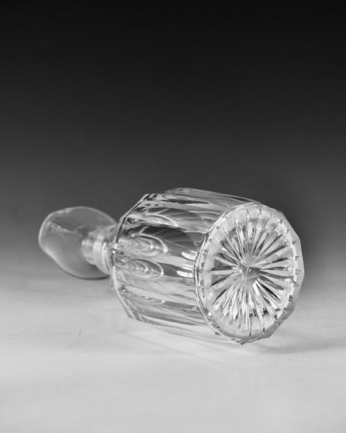 ANTIQUE GLASS CLARET JUG ENGLISH C1840 - ADDITIONAL PHOTO 9