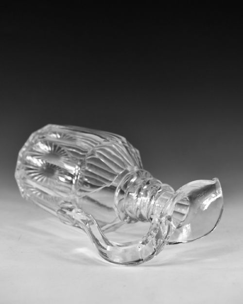 ANTIQUE GLASS CLARET JUG ENGLISH C1840 - ADDITIONAL PHOTO 10