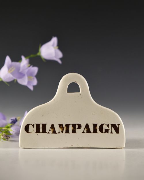 BIN LABEL CHAMPAIGN SIC 19TH CENTURY - ADDITIONAL PHOTO 2