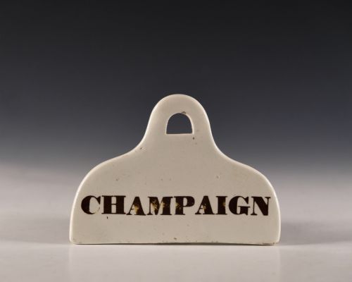 BIN LABEL CHAMPAIGN SIC 19TH CENTURY - ADDITIONAL PHOTO 4