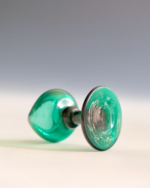 ANTIQUE GLASS GREEN EYE BATH ENGLISH C1830 - ADDITIONAL PHOTO 2