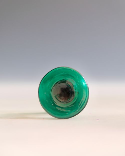 ANTIQUE GLASS GREEN EYE BATH ENGLISH C1830 - ADDITIONAL PHOTO 5